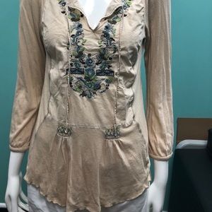 Tan long sleeve shirt